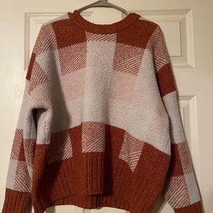 Plaid Pullover Sweater